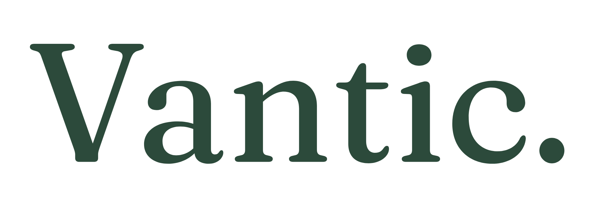 Logo Vantic — accompagnement croissance pour entreprises de services au Québec